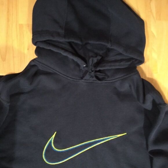 Vintage Nike Swoosh Logo Embroidered Hoodie Sweatshirt - Picture 3 of 10